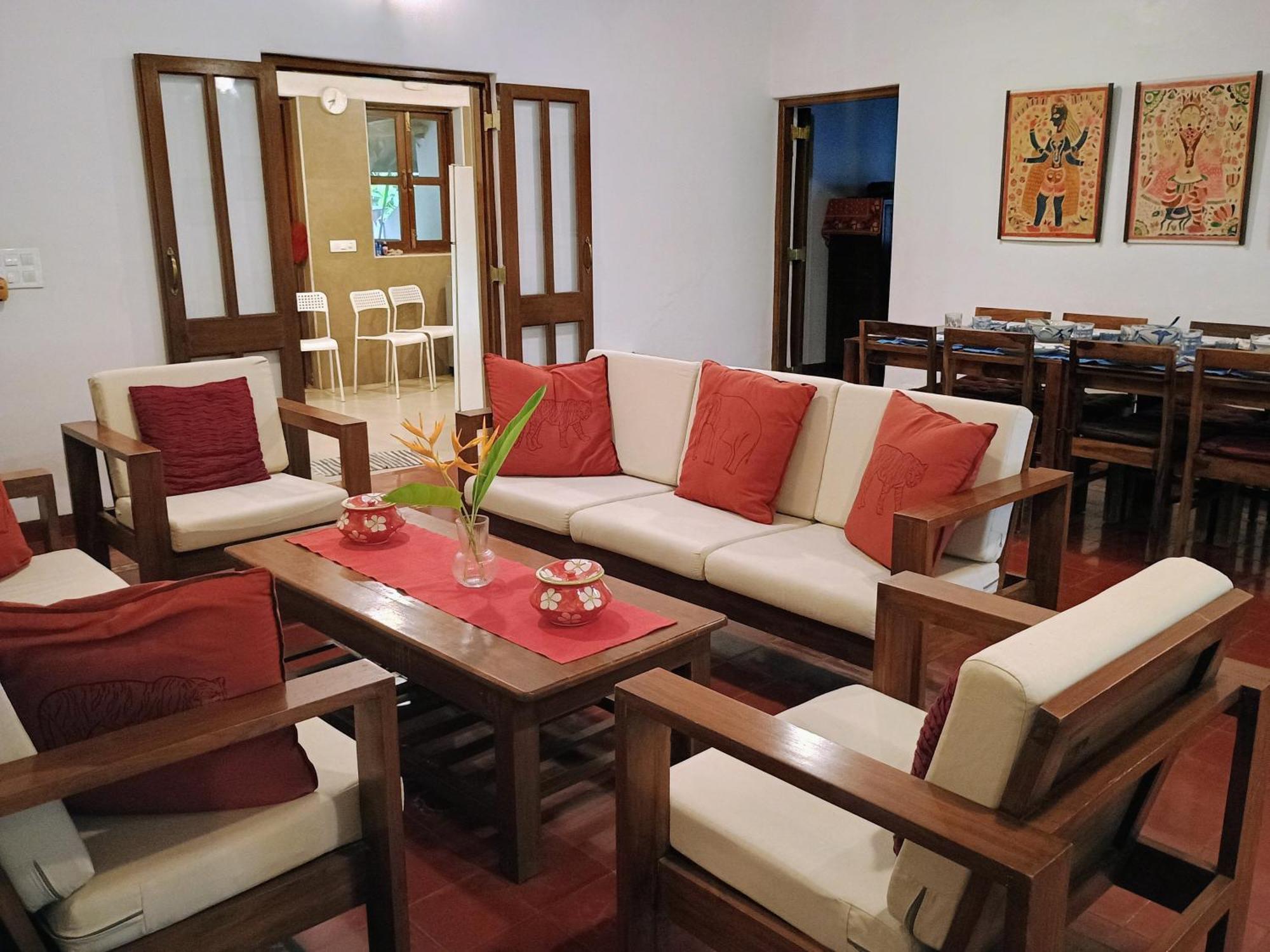Banyan House - Luxurious 4 Bedroom Villa On One Acre, Near The Beach Nagaon  Dış mekan fotoğraf